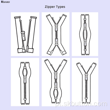 Fita impressa do zíper 5 # latão arco-íris zíper metal